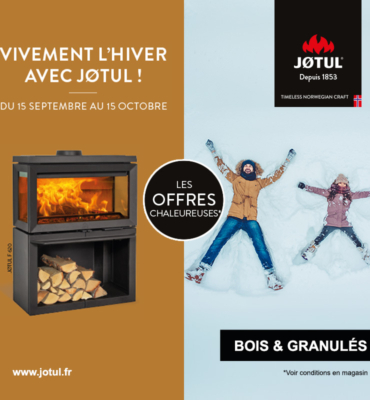 Promotions JOTUL du 15 septembre au 15 octobre 2024